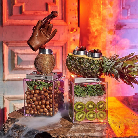 How to decorate a hookah unusually before serving?
