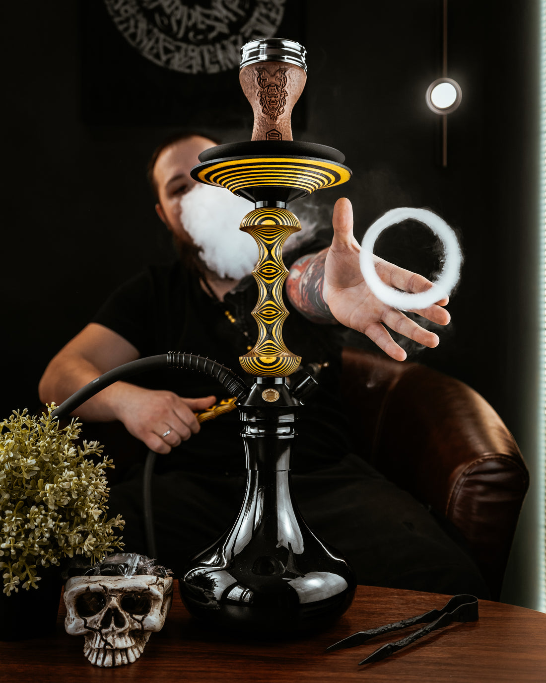 Is it possible to smoke a hookah twice without changing the water in the base?