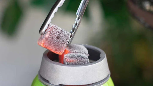 How to heat up coals for hookah?